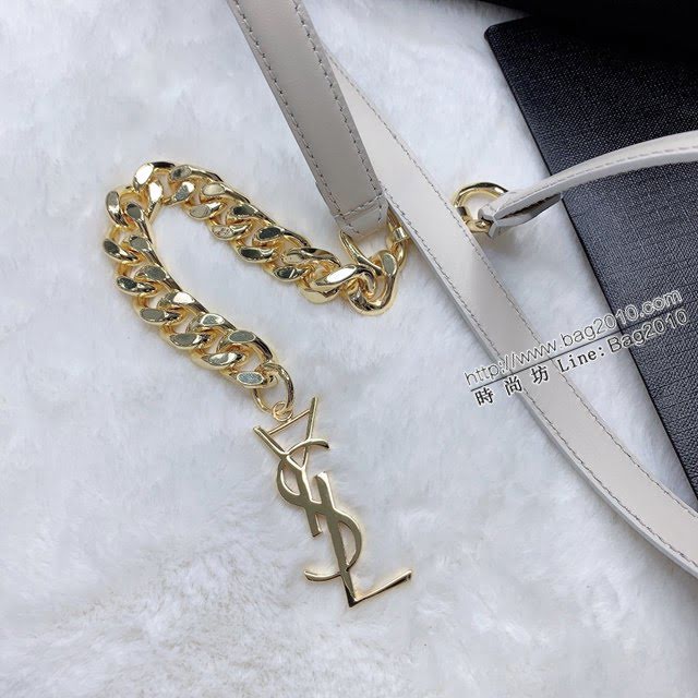 Saint Laurent女士皮帶 聖羅蘭YSL鏈條五金小牛皮腰帶  jjp2146